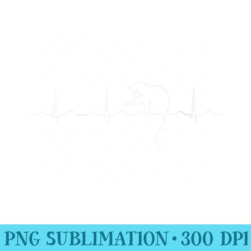 s Cute Cat Heartbeat Minimal - PNG Image Free Download - Lifetime Access To Purchased Files