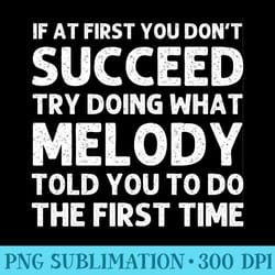 melody name personalized birthday funny christmas joke sweatshirt - printable png images