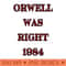 1984 Orwell - Sublimation backgrounds PNG - Unlock Vibrant Sublimation Designs