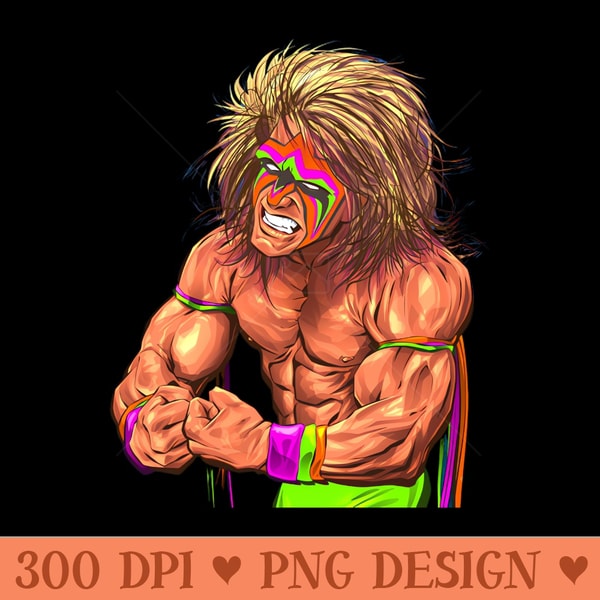 Ultimate Warrior Hi - PNG file download - Eco Friendly And Sustainable Digital Products