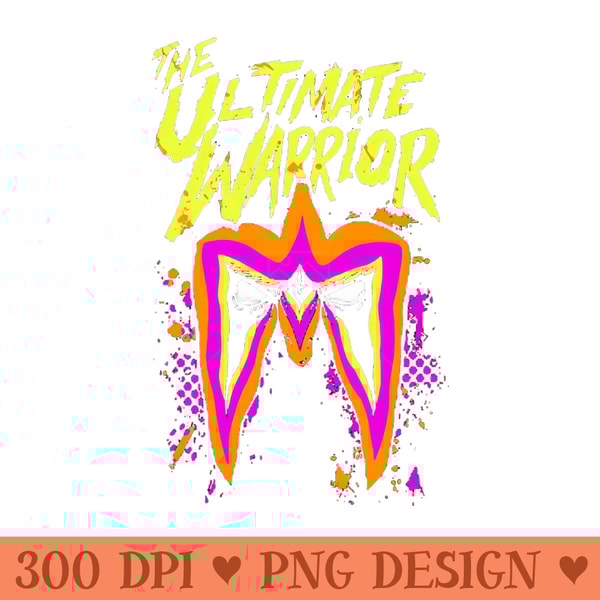 Ultimate warrior Battlecry - Digital PNG Downloads - Bring Your Designs to Life