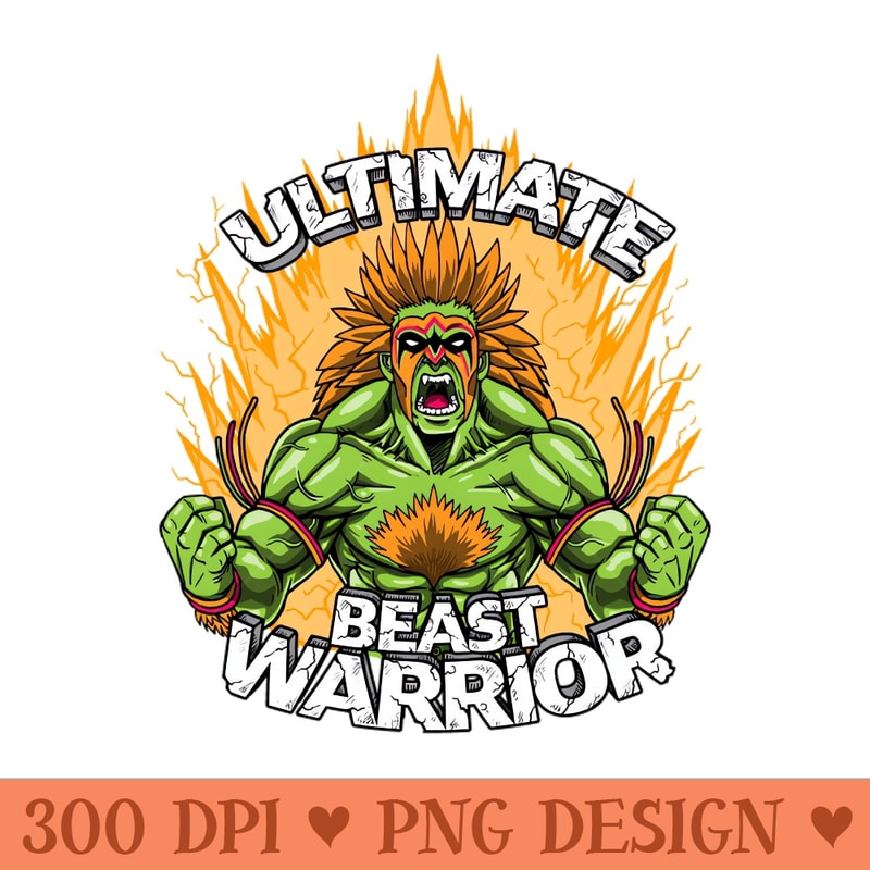 Ultimate Beast Warrior - Unique PNG Artwork - Versatile And Customizable Designs