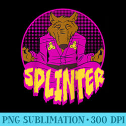 amazon essentials nage mutant ninja turtles splinter portrait raglan baseball - png file download