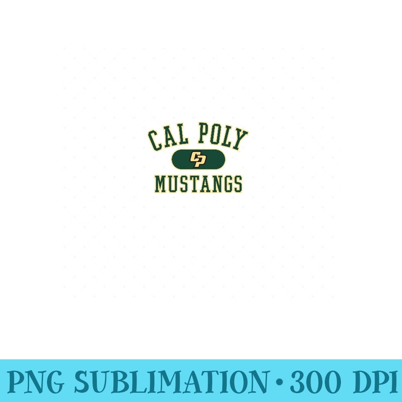 Cal Poly Mustangs Varsity Logo Officially Licensed - PNG Gra | Inspire ...