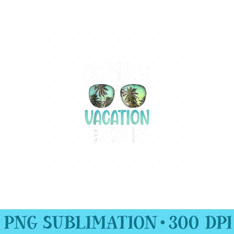 Family Vacation 2024 Family Group Matching Summer Beach Trip - Unique PNG Artwork - Spice Up Your Sublimation Projects