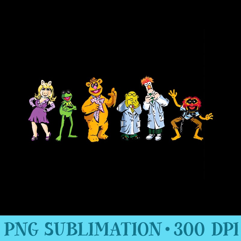 Muppet Line Up Disney The Muppets Classic Characters Lineup Group Shot - Do | Inspire ...