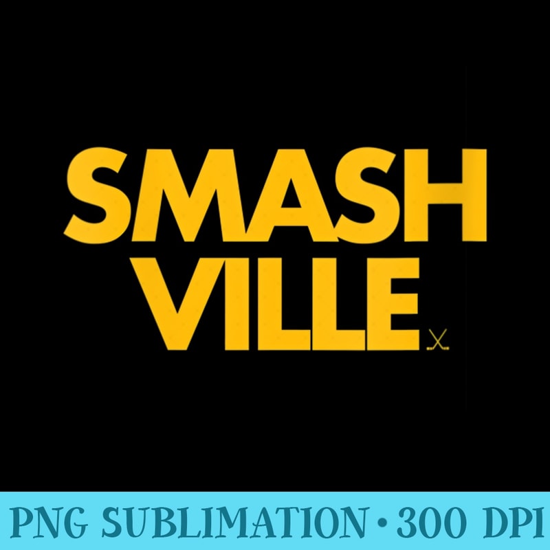 s Smashville Gold Nashville Tennessee - PNG Graphic Design - Quick And Seamless Download Process