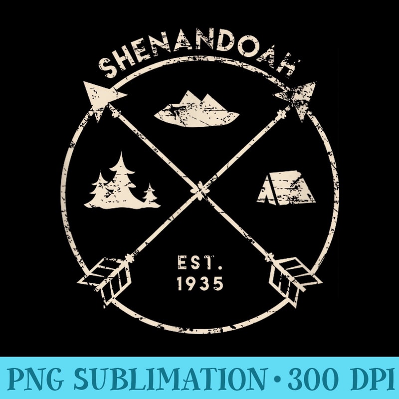 Shenandoah National Park , Camping Virginia - Download High Resolution PNG - Spice Up Your Sublimation Projects