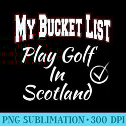 golf scotland my bucket list vacation reveal - download png files
