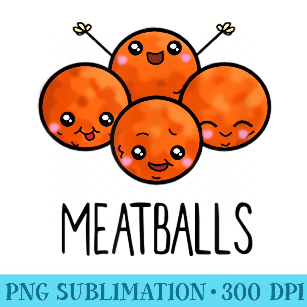 Kawaii Meatball T Cute BFF s - PNG Download Resource - Revolutionize Your Designs
