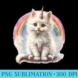 kawaii kitty unicorn theme party cat birthday for geek - png download gallery