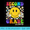 Second Grade Vibes Smile Face 1st Day Of School 2nd Grade - PNG Download Source - Bold & Eye-catching