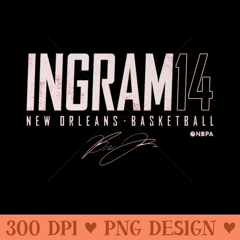 Brandon Ingram New Orleans Elite - Printable PNG Graphics - Perfect for Personalization