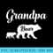 Grandpa Bear - Transparent PNG Clipart - Fashionable and Fearless
