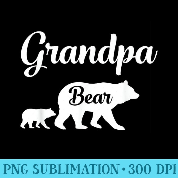 Grandpa Bear - Transparent PNG Clipart - Fashionable and Fearless