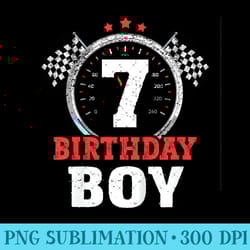 birthday 7 race car 7th birthday racing car driver - digital png downloads