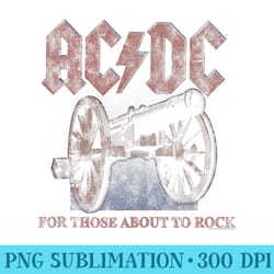 acdc for those about to rock canon rock music band - png resource download