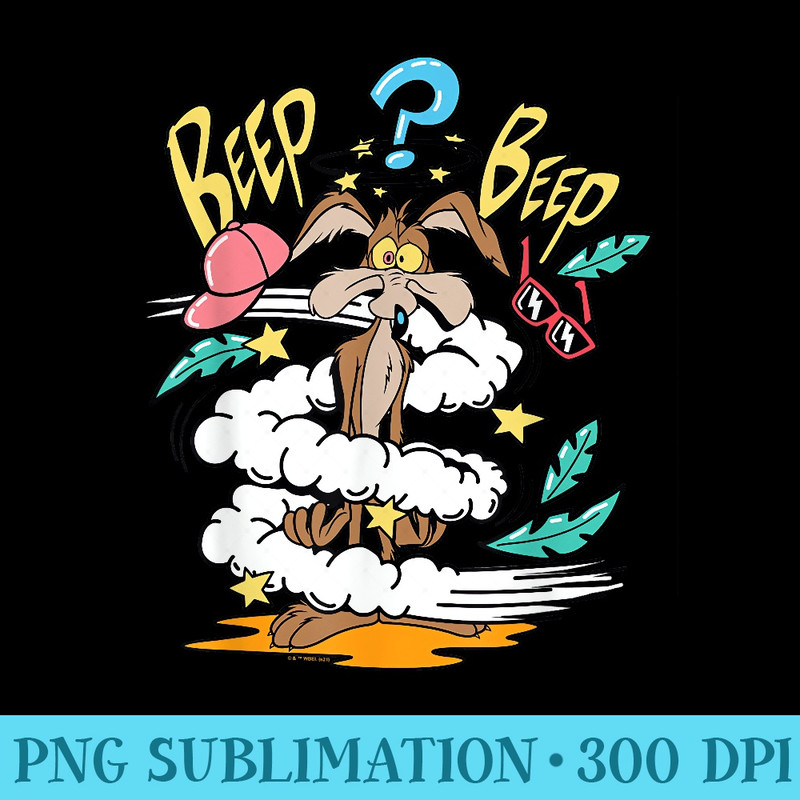 Looney Tunes Wile E. Coyote Beep Beep - Download Transparent Graphic - Bring Your Designs to Life