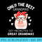 Only The Best Grandmas Get Promoted To Great Grandmas Pig - High Resolution PNG Artwork - Transform Your Sublimation Creations