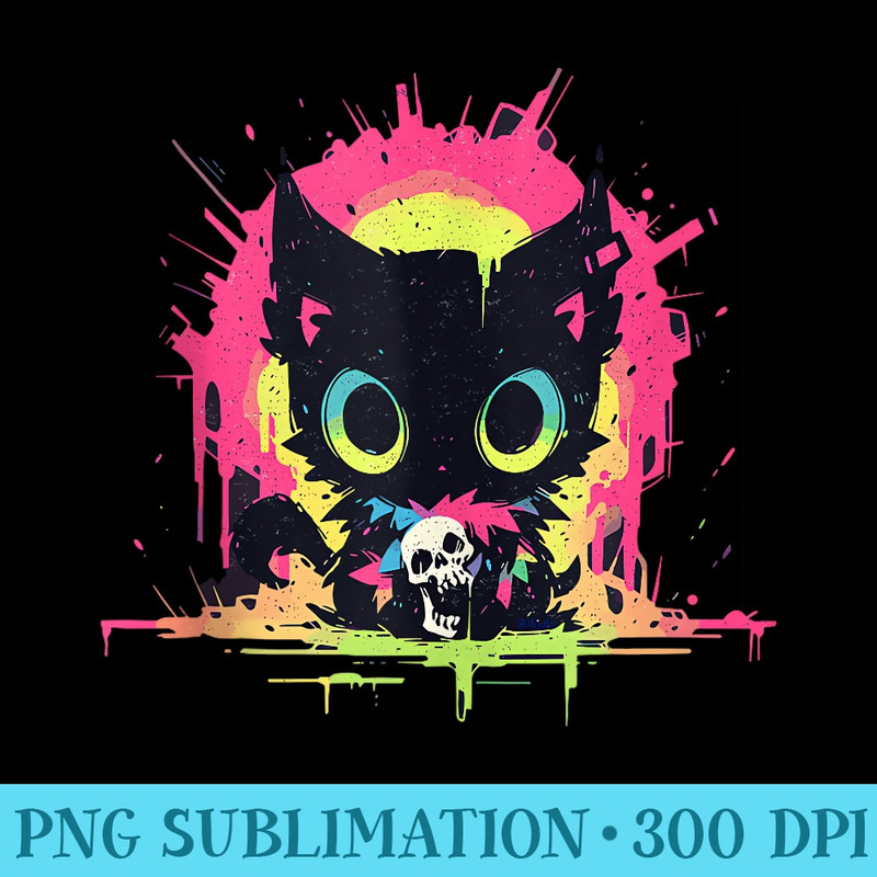 Kawaii Neko Cat Pastel Aesthetics Cute Anime Kitten Lovers - PNG Graphics Download - Boost Your Success with this Inspirational PNG Download