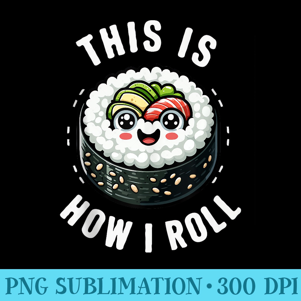 Sushi Lover Kawaii - Shirt Mockup Download - Perfect for Sublimation Art