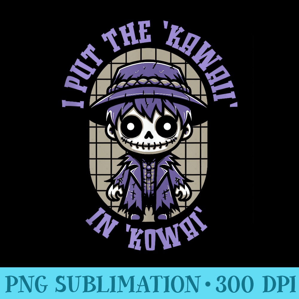 Manga Kawaii Cosplay Otaku Japan Japanese Anime Scary Cute - Sublimation templates PNG - Unleash Your Creativity