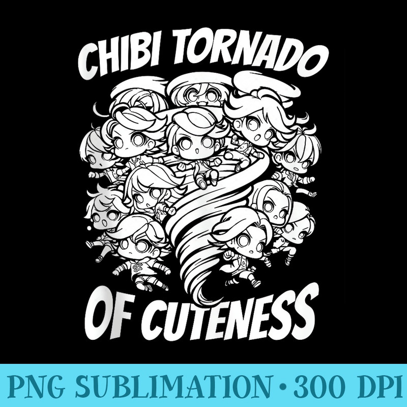 Anime Otaku Japan Kawaii Japanese Cosplay Manga Chibi - PNG Clipart Download - Perfect for Sublimation Mastery