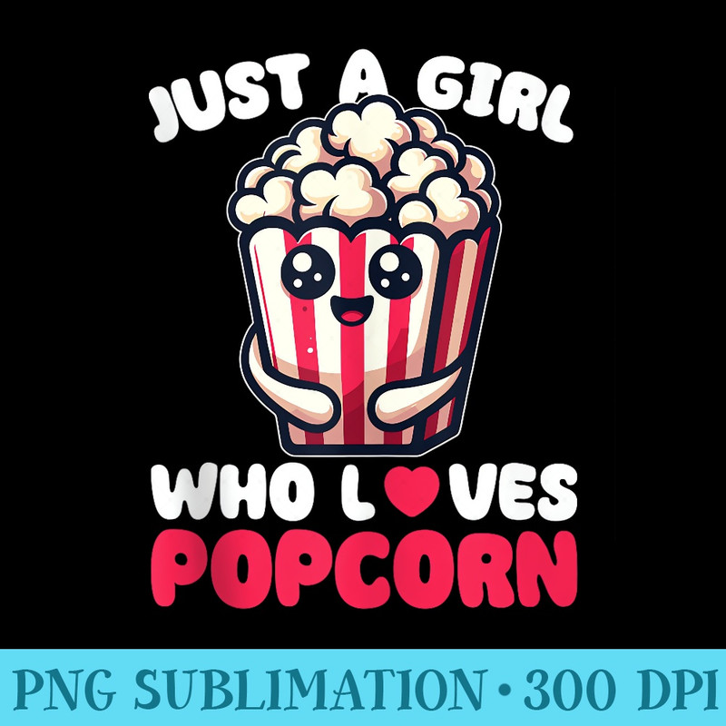 Sauce To Eat Kawaii Popcorn Lover - Shirt Artwork Download - Unleash Your Inner Rebellion