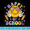 Happy Last Day Of School Teacher Student Groovy Smile Face - High Quality PNG Download - Perfect for Sublimation Art