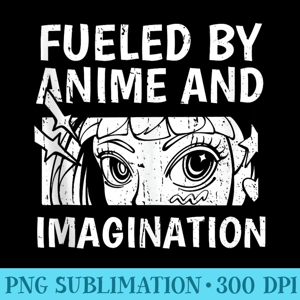 Anime Otaku Cosplay Japan Kawaii Japanese Manga - Shirt Vector Illustration - Premium Quality PNG Artwork