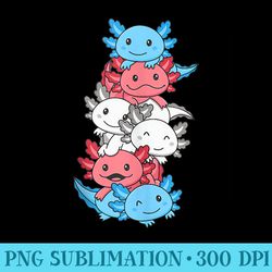 funny axolotl kawaii anime retro cute toddler girl - png download website