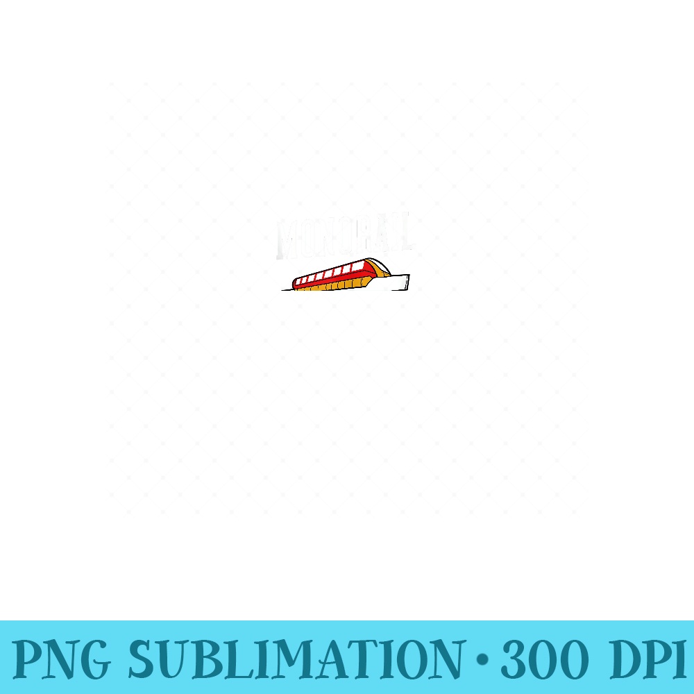 Please Stand Clear Of The Doors Monorail - Unique Sublimation patterns - Perfect for Personalization