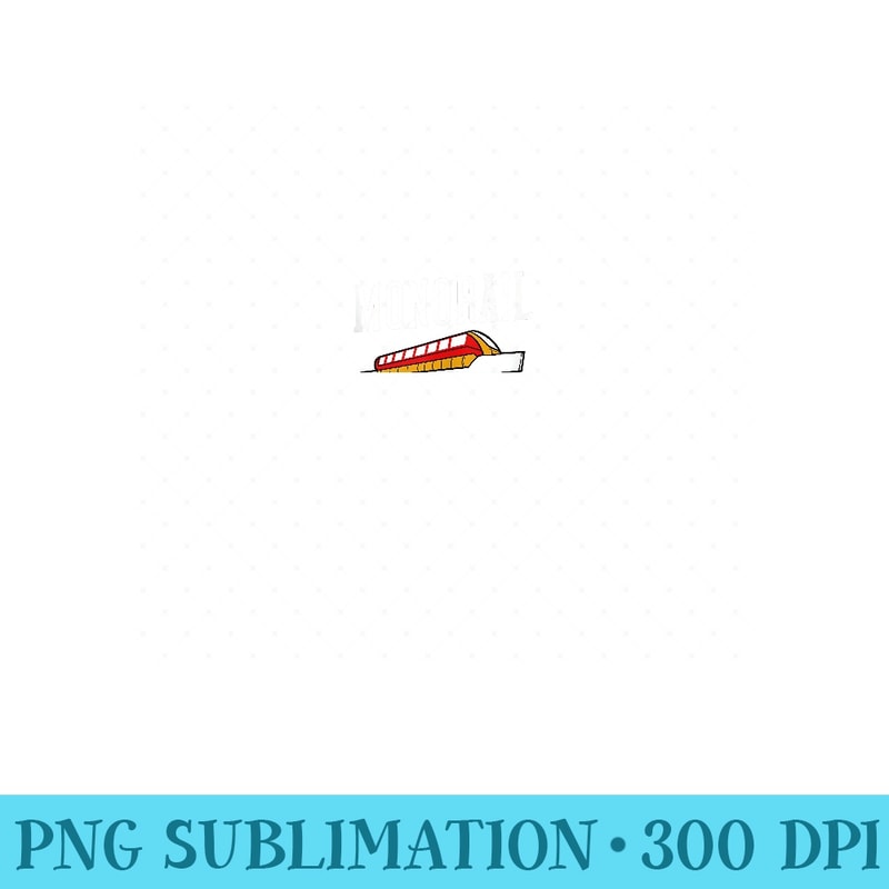 Please Stand Clear Of The Doors Monorail - Unique Sublimation patterns - Perfect for Personalization