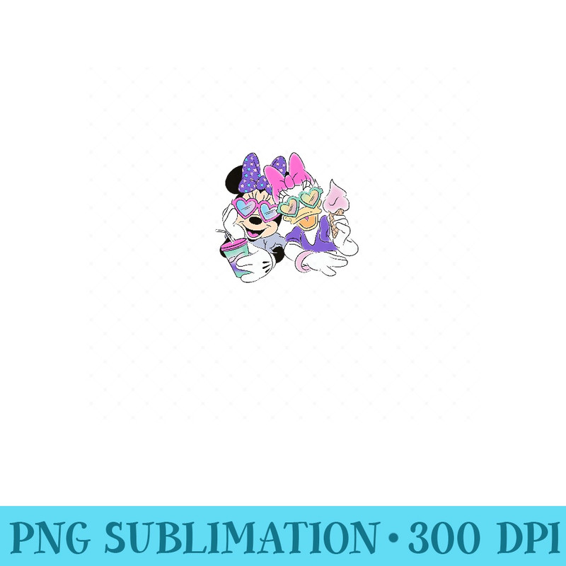 Disney - Minnie Mouse and Daisy Premium - Printable PNG Graphics - Transform Your Sublimation Creations