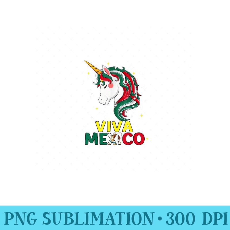 Viva La Mexico Mexican Flag Independence Day Girl - Modern PNG designs - Instant Access To Downloadable Files