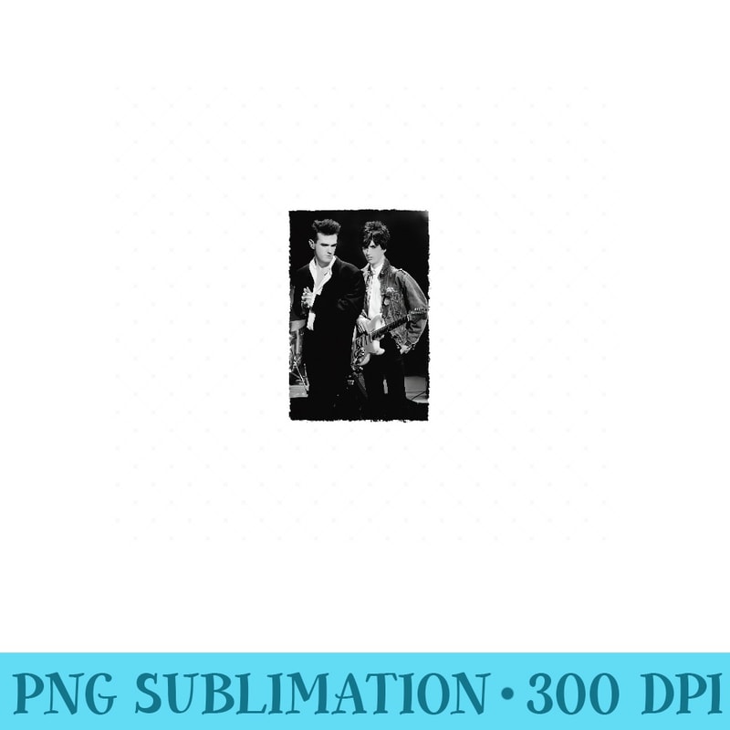 The Smiths Morrissey And Johnny Marr Live Still - Exclusive PNG designs - Trendsetting And Modern Collections