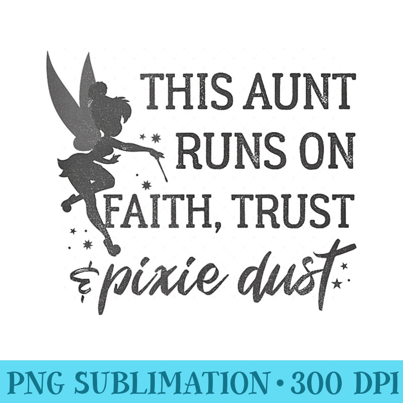 Disney Peter Pan Tinker Bell Aunt Trust And Pixie Dust - High Quality PNG Files - High Resolution And Print-Ready Designs