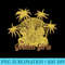 The Golden Girls Tropical Palm Trees - Unique Sublimation PNG Download - Perfect for Sublimation Mastery