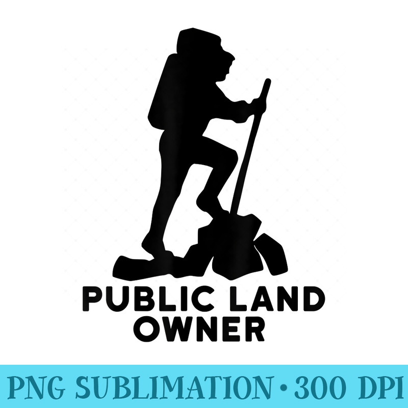 Hiking Public Land Owner - PNG Clipart - Capture Imagination with Every Detail