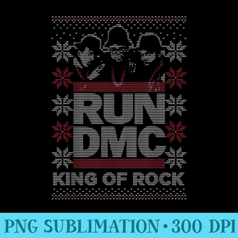 Run DMC Holiday King Of Rock - Digital PNG Downloads - Perfect for Personalization