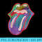 The Rolling Stones Colors Tongue - Unique Sublimation PNG Download - Easy-To-Print And User-Friendly Designs