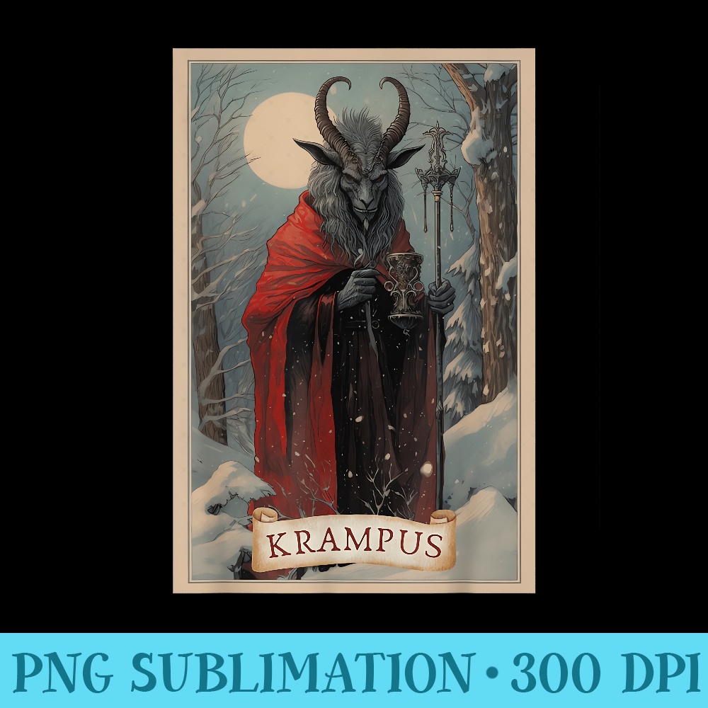 Merry Krampus Christmas Xmas Horror Ugly Evil Pajama - PNG Design Files - Easy-To-Print And User-Friendly Designs
