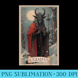 merry krampus christmas xmas horror ugly evil pajama - png design files