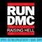 Run DMC Official Logo Raising Hell - Unique PNG Artwork - Perfect for Sublimation Mastery