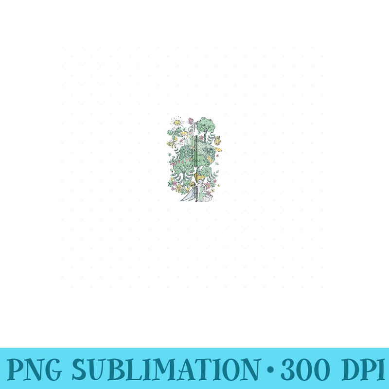 Disney Peter Pan Tinker Bell Summer Doodle Zip Hoodie - Mug Sublimation PNG - Capture Imagination with Every Detail