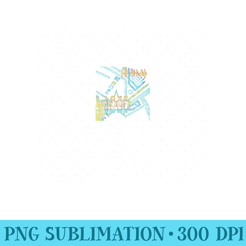 Def Leppard Love Bites - PNG Prints - Enhance Your Apparel with Stunning Detail