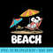 Peanuts - Snoopy Woostock Life Is Better At The Beach - Unique Sublimation patterns - Boost Your Success with this Inspirational PNG Download