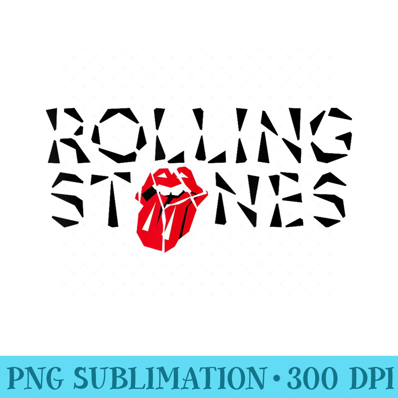 Official The Rolling Stones HD Tongue Logo - Printable PNG Images - Unique And Exclusive Designs