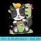 Mochi Drink Border Collie Kawaii Cute Warabi Milk Tea Boba Premium - Digital PNG Artwork - Versatile And Customizable Designs