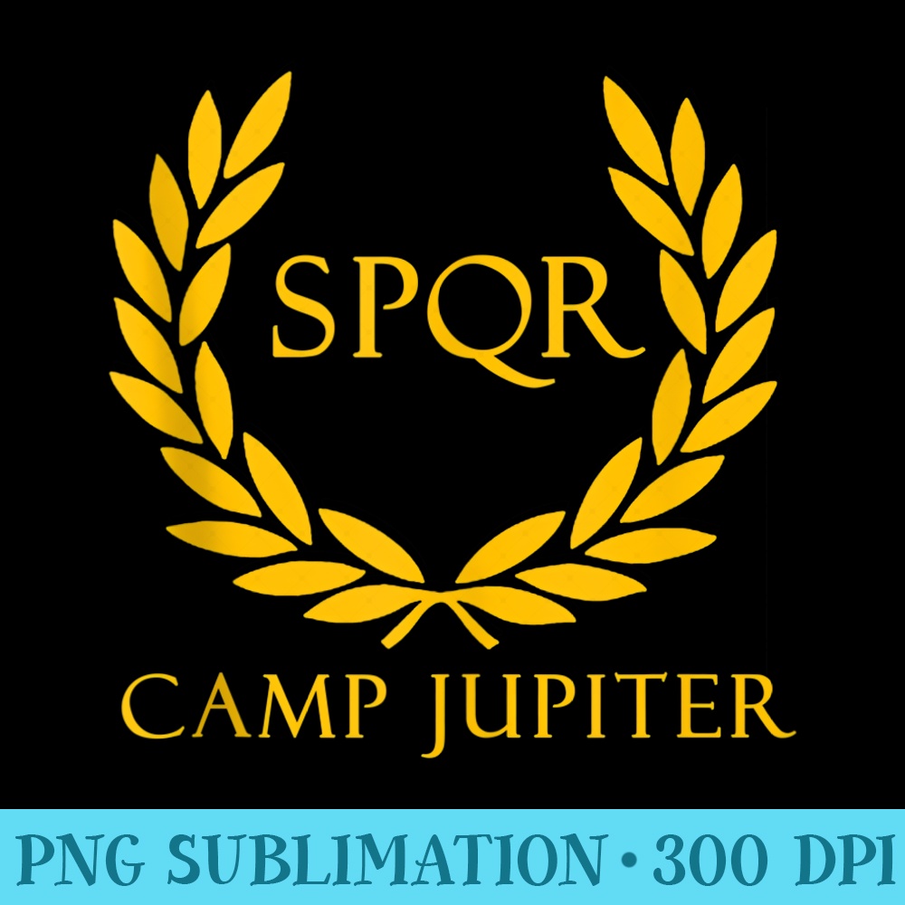 SPQR Senatus Populus Que Romanus Camp of Jupiter - Fashionable Shirt Design - Perfect for Personalization